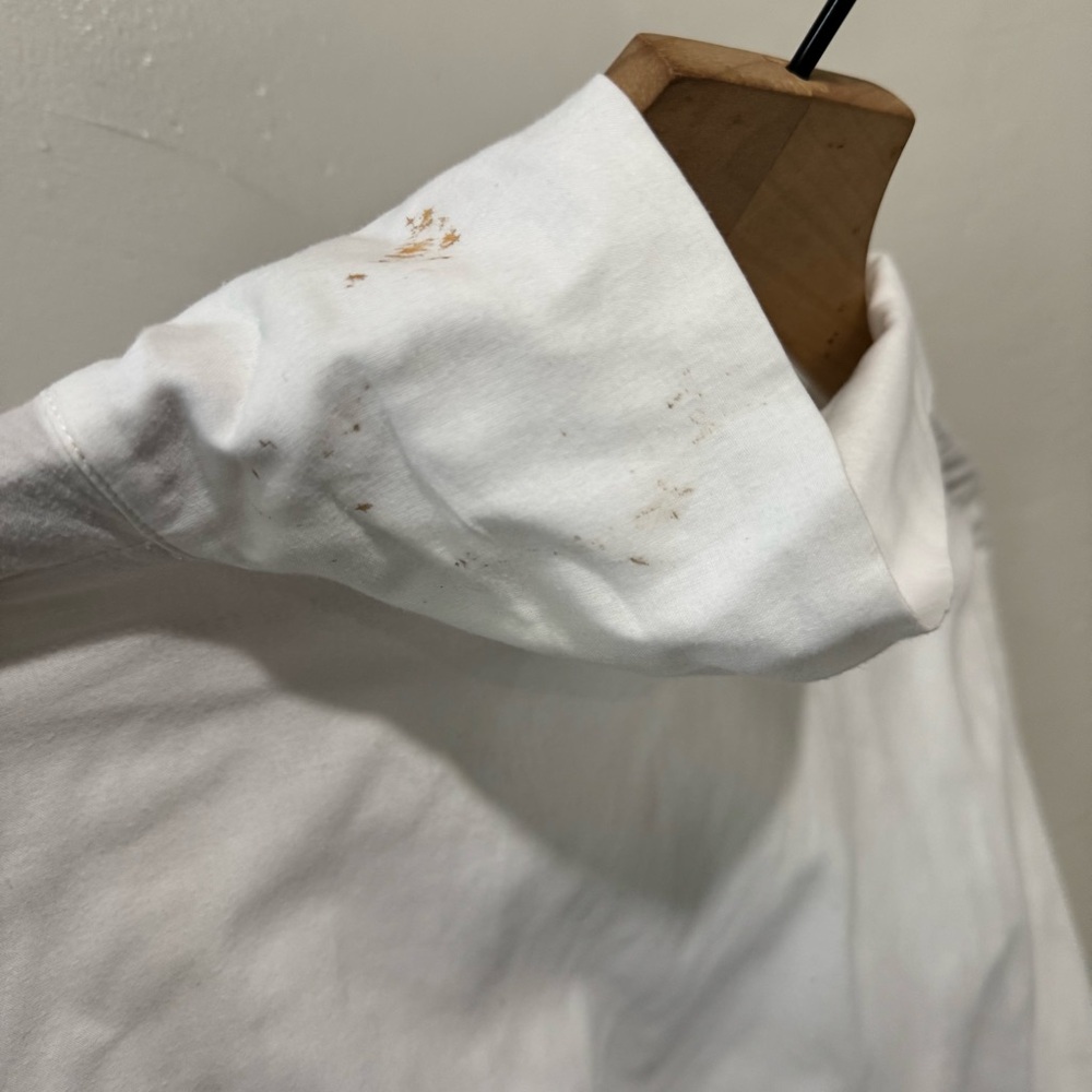 eskandar Nieman Marcus White Drop Shoulder 100% Cotton Lightweight Top - Picture 10 of 13